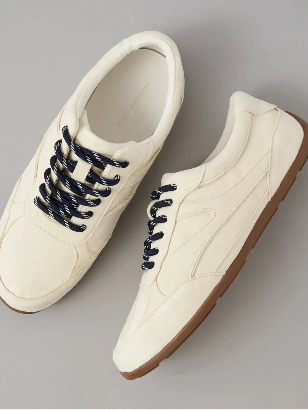 American Eagle Outfitters cream suede